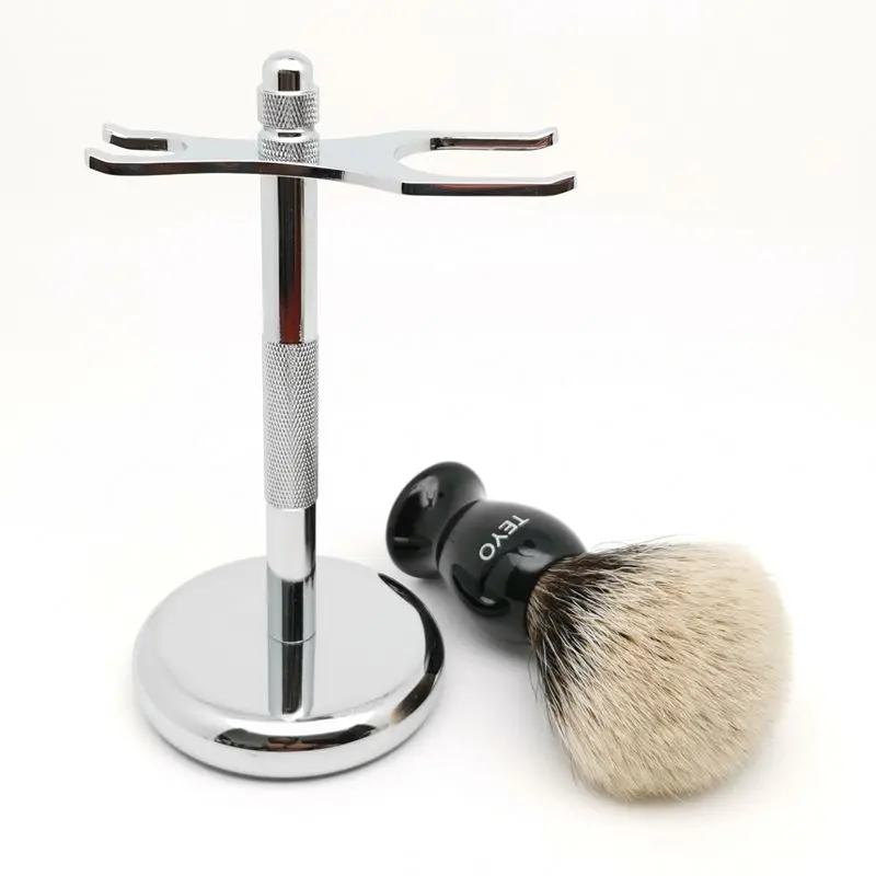 TEYO набор из двух лент для бритья с серебряным наконечником, тончайшая щетка для бритья и подставка для бритья, идеально подходит для влажног... от AliExpress RU&CIS NEW