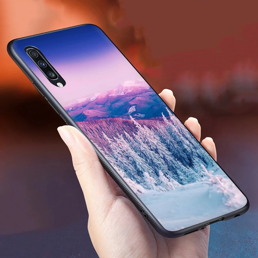 Дерева природы мягкий силиконовый чехол для телефона для samsung A2 Core A10s A20E A20s A30s A40s A50s A60 A70s - Цвет: B9