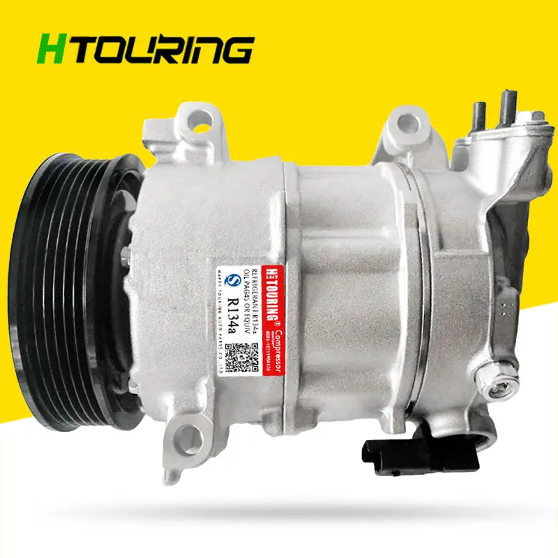 

CAR AC Compressor For PEUGEOT 308/3008 1.4 1.6 16V 6SEL16C 447150-1740 248300-3040 9659875580 9689084880 648740 6453WH 32593 6PK