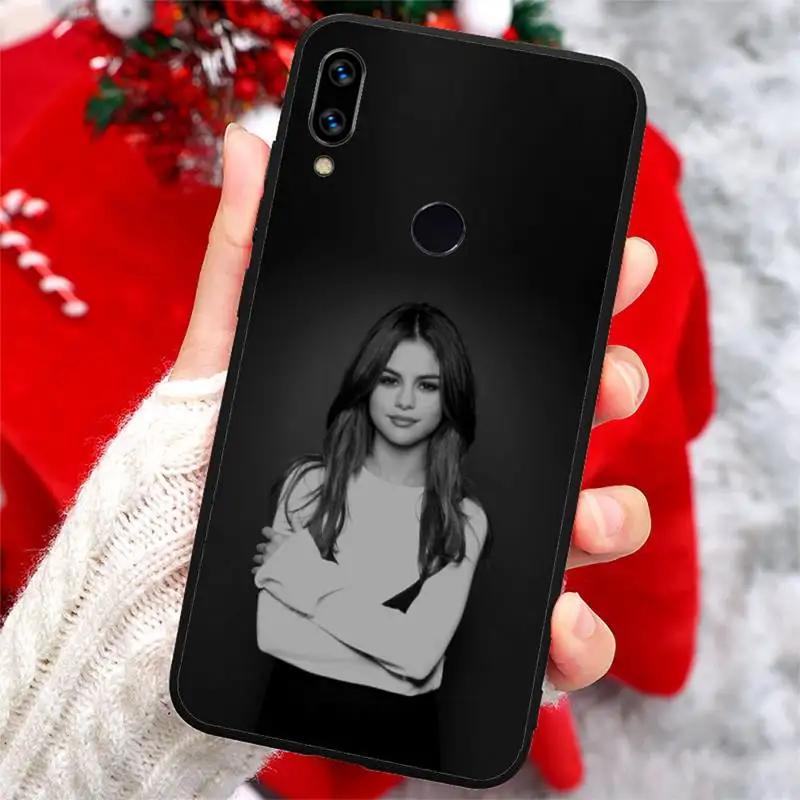 

selena gomez American singer Phone Case For Xiaomi Redmi note 7 8 9 t k30 max3 9 s 10 pro lite