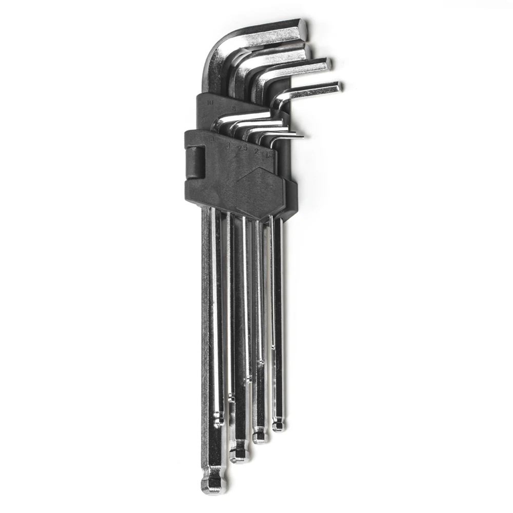 

9PCS/set Spanner Torque Wrench Kit Durable Reinforced Toughen Metric Ball Ended Hex Allen Key Wrenchs Hand Tools High Quality