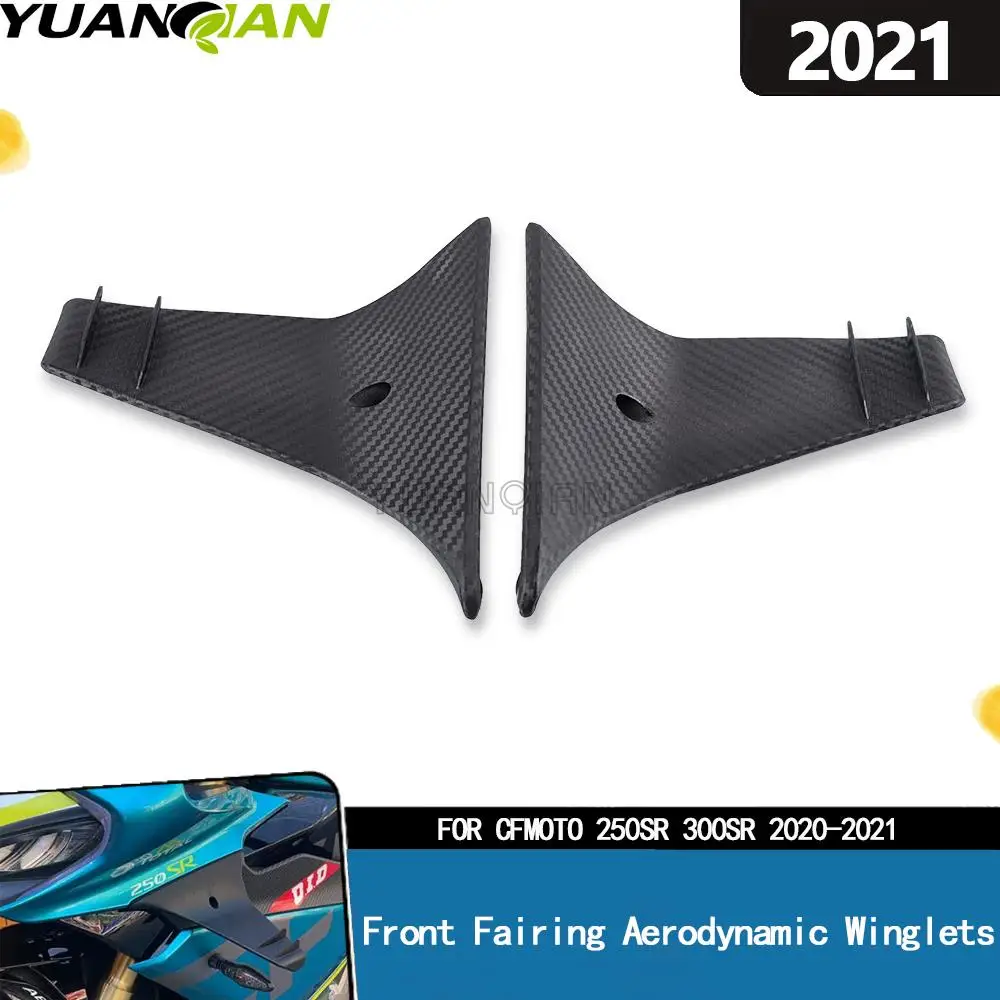 

New Front Fairing Aerodynamic Winglets Dynamic Wing Motorcycle FOR CFMOTO 250SR 250 SR 2020 2021 2022 CF MOTO 300SR 2021-2022
