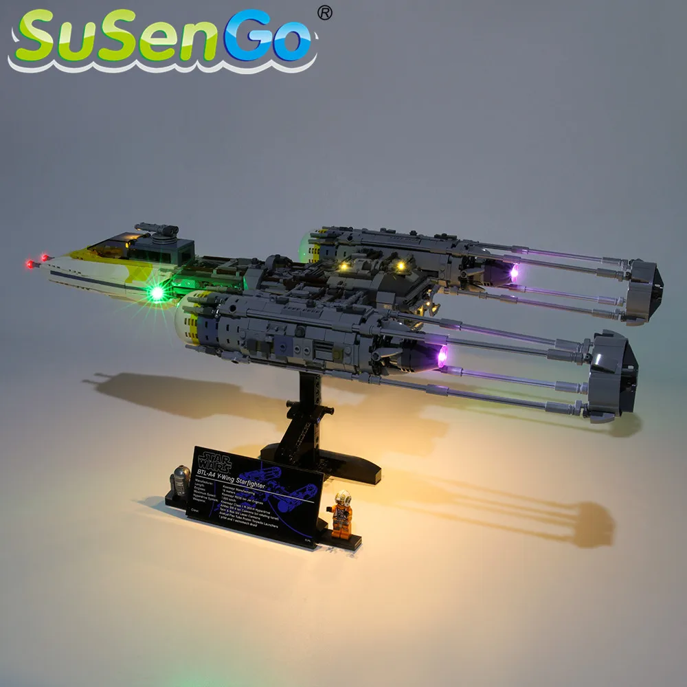 

SuSenGo LED Light Set For 75181 Y-Wing Star fighter Compatible with 05143 1106 , NO Model