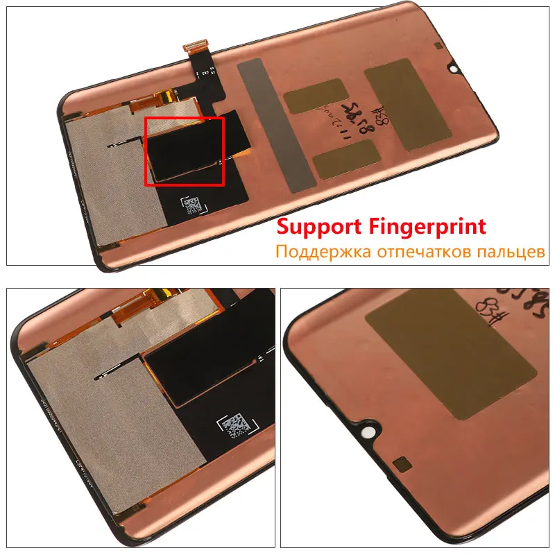 Amoled дисплей для Xiaomi Mi Note 10 Lite оригинальный LCD сенсорный экран Замена M2002F4LG M1910F4G |