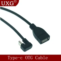 180 degree up down angle usb 3 1 type c male to usb2 0 usb 3 0 5bbps otg usb c data transmission converter cable 25cm