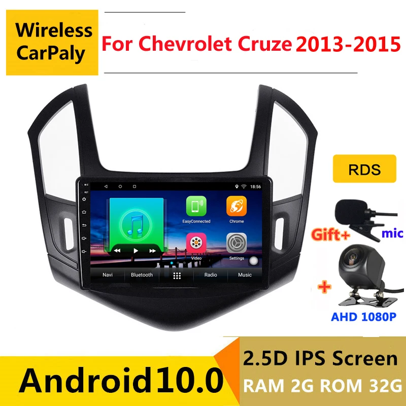 Android 10 автомобильный DVD мультимедийный плеер GPS для Chevrolet Cruze 2013 2014 2015 аудио Авто