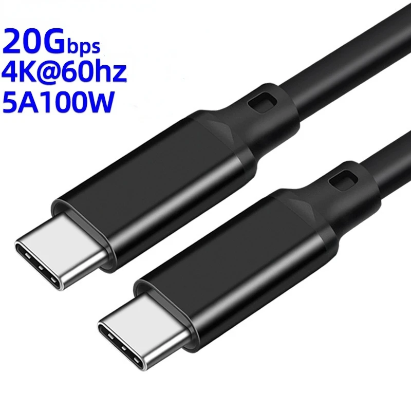 USB 3. 0 5A PD 3 1 W кабель для быстрой передачи данных 20 Гбит/с USB-C Тип-C быстрый шнур 100 м/0