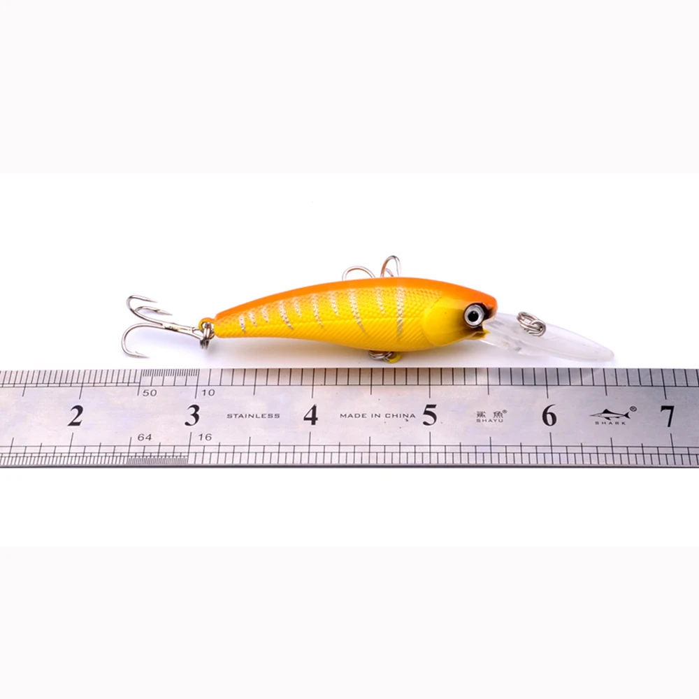 GLEEGLING 10 шт. рыболовные приманки Crankbait 9 см/8 3 г Minnow Souple Peche Leurre Swiming Fly рыболовный