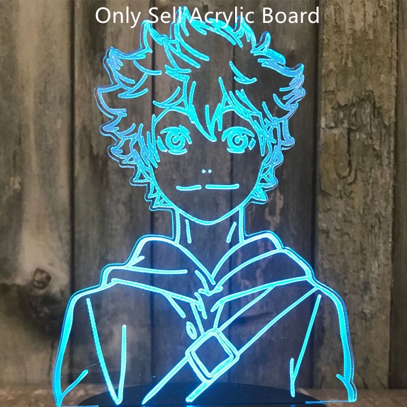 

Anime Haikyuu Figure Yu Nishinoya 3D LED Night Light Kids Gifts for Home Manga Haikyu Bedroom Decor Hinata Shoyo Lamp Neon Sign
