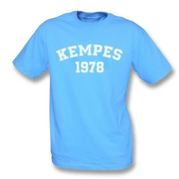 Kempes/1978 (Аргентина) детская футболка Homme дизайнерская рубашка|Мужские футболки| |
