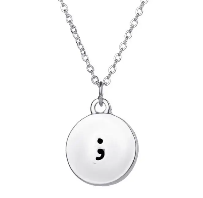 Модное ожерелье с подвеской на паузу жемчужиной ручной штамповкой металлическое