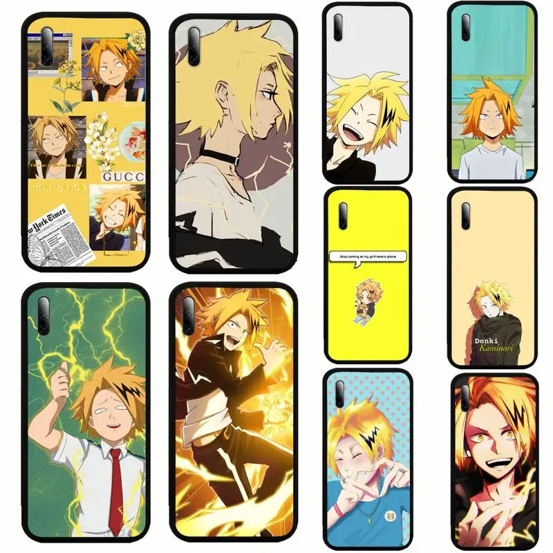 

Denki Kaminari My Hero Anime Phone Case For samsung Galaxy J6 J7 J8 prime note 8 9 10 20 lite plus pro ultra Cover