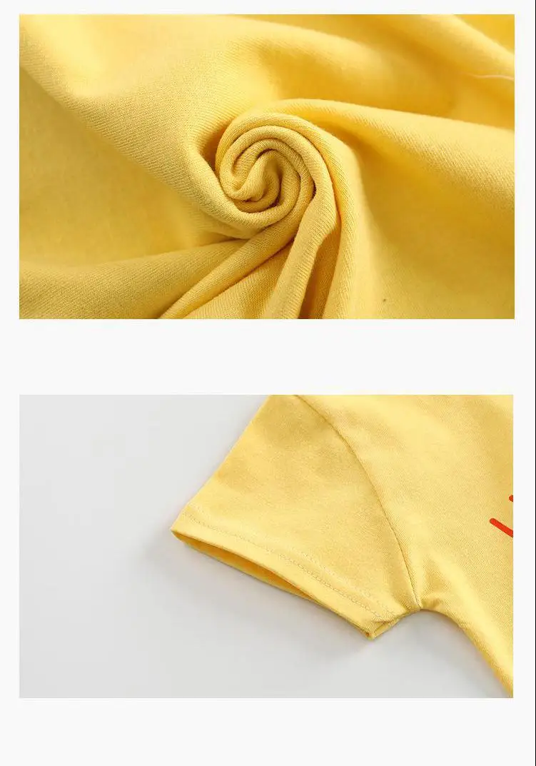 Летний детский костюм с коротким рукавом одежда из чистого хлопка для маленьких