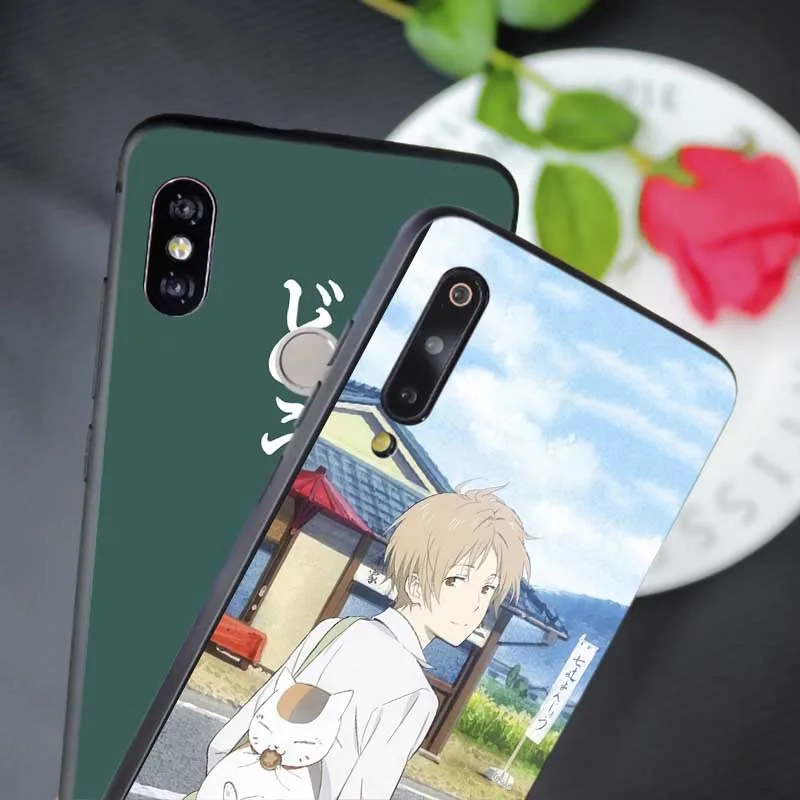 Мягкий силиконовый чехол для телефона xiaomi mi 9 pro 9t se 8 pocophone f1 x 3 Anime Natsume's Book Of Friends |
