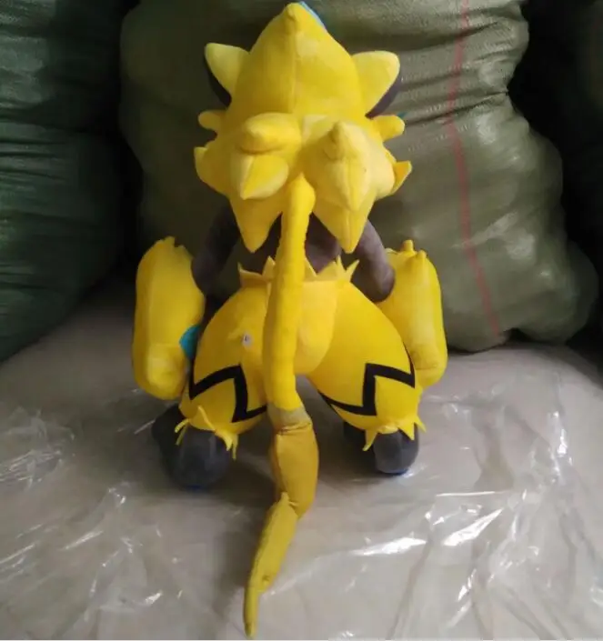 

60cm High Zeraora Plush Cartoon Doll Animal Cool Plush Cotton Doll Child Toy Birthday Gift Anime Toys