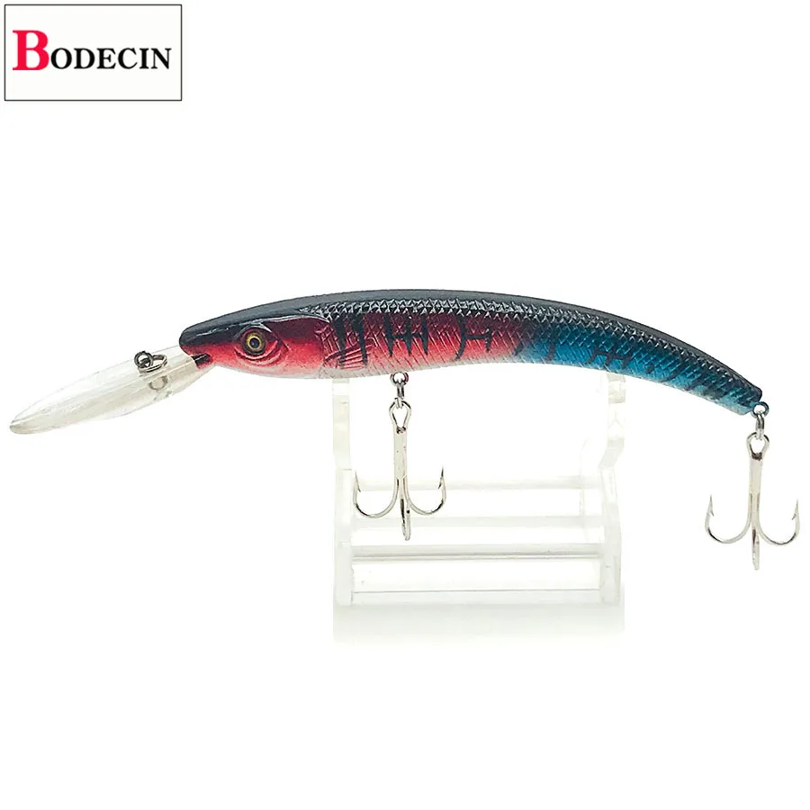 C3 Jerkbait гольян воблер на щуку поверхности/большой/поддельный/Искусственный/карп/твердая приманка для рыбалки приманка/фенечки/снасти море - Цвет: C3