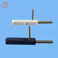 10 pcs canopy hatch lock latch l30mm for rc airplanes parts electric planes foam model accessories color white