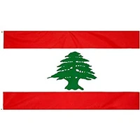 90 x 150cm lebanon flag for home decoration flag lebanon national flag 100 polyester