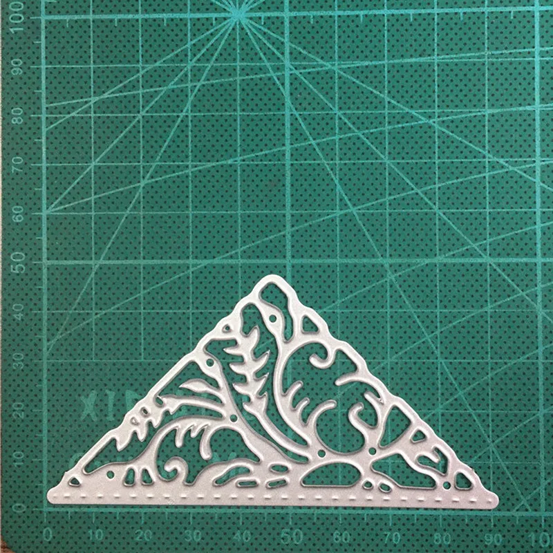 Кружевная угловая рамка металлические высечки формы украшения скрапбукинг