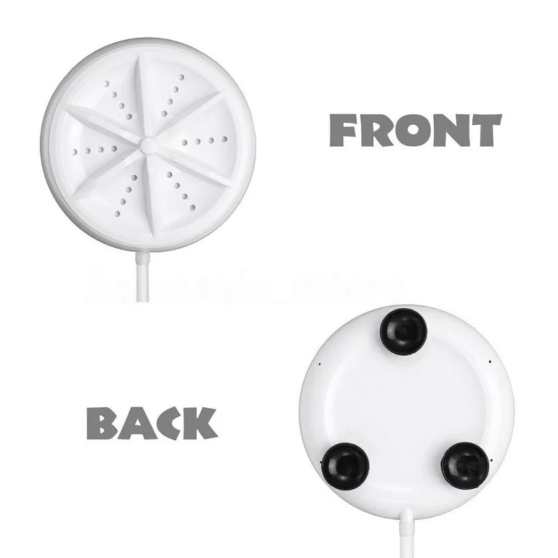 

Mini Washing Machine Ultrasonic Washing Machine Portable USB Rotating Removes Dirt Washer For Convenient Travel Home Business