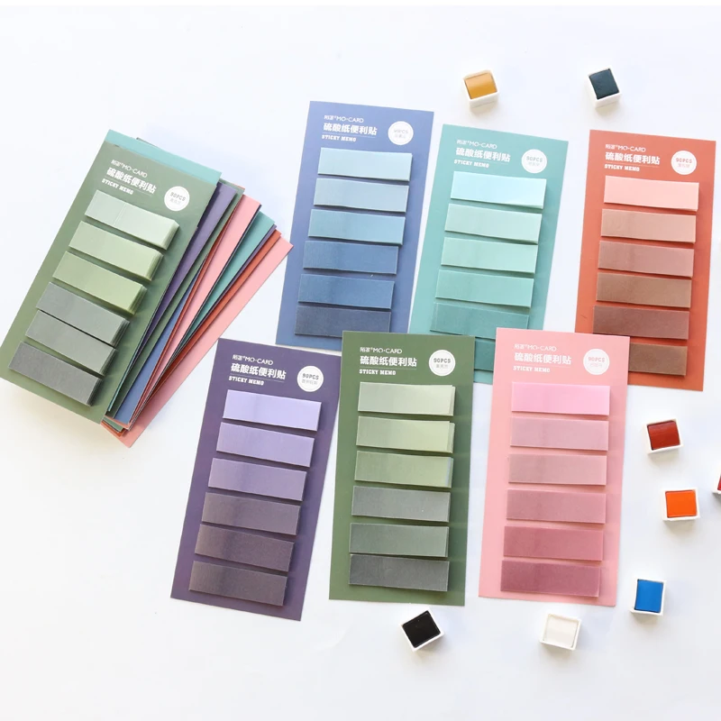 Классический самоклеящийся офисный и школьный индекс Domikee набор ярлыков для