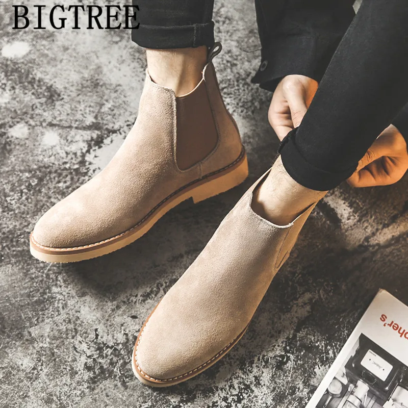 Ботильоны Мужские зимние ботинки Мужская зимняя обувь Ботинки-дезерты Zapatos De Hombre