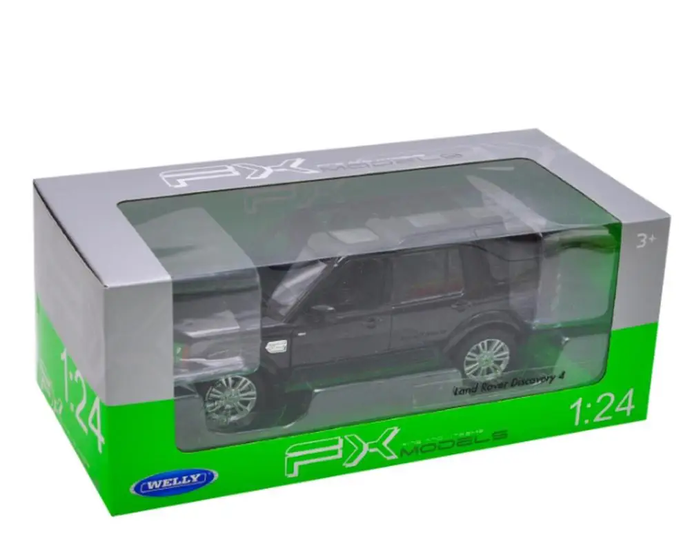 Welly Внедорожник Land Rover Discovery 4 внедорожник 1/124 1:24 модель автомобиля под давлением