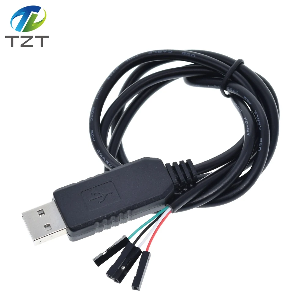 TZT умная электроника PL2303 PL2303HX USB для UART ttl кабельный модуль 4 p 4 pin RS232 конвертер последовательная линия Поддержка Linux Mac Win7