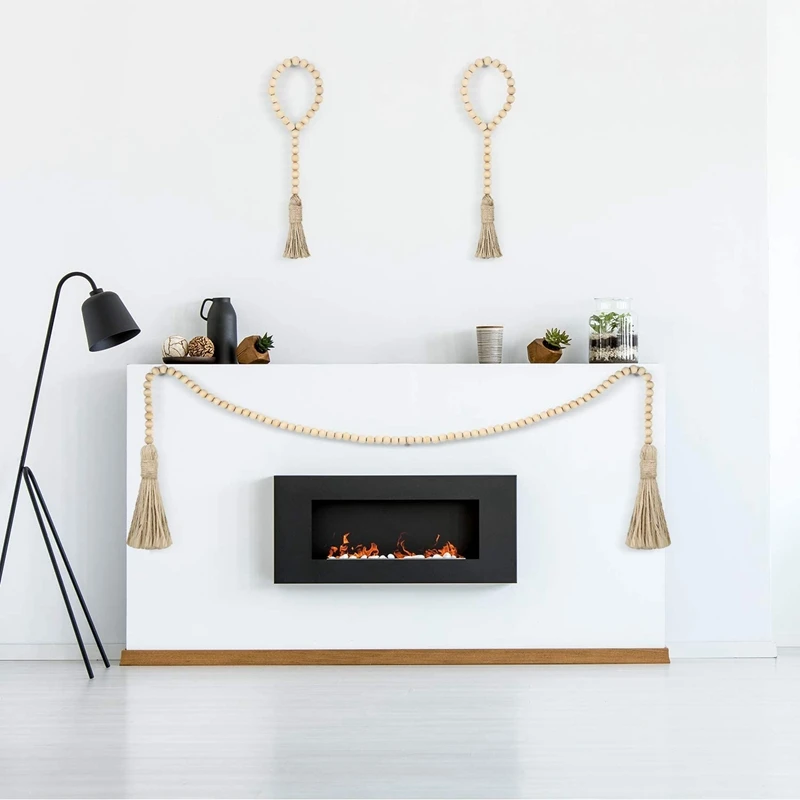 5 упаковок деревянная гирлянда из бисера с кисточками 3 размера костюм сельский