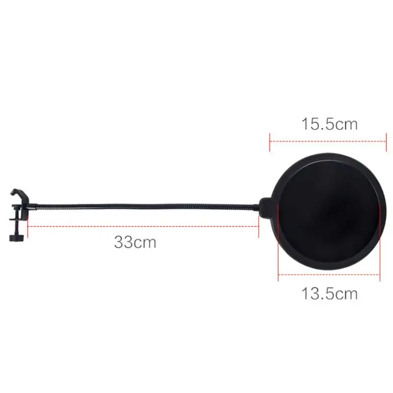 Противораспылительная крышка Студийный микрофон для записи Pop фильтр