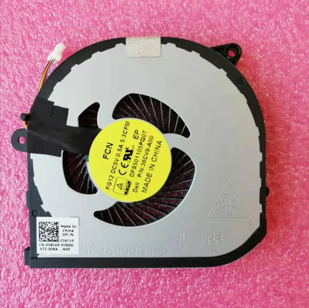 Новый Процессор охлаждающий вентилятор GPU/радиатор для Dell XPS 15 9550 точность 5510