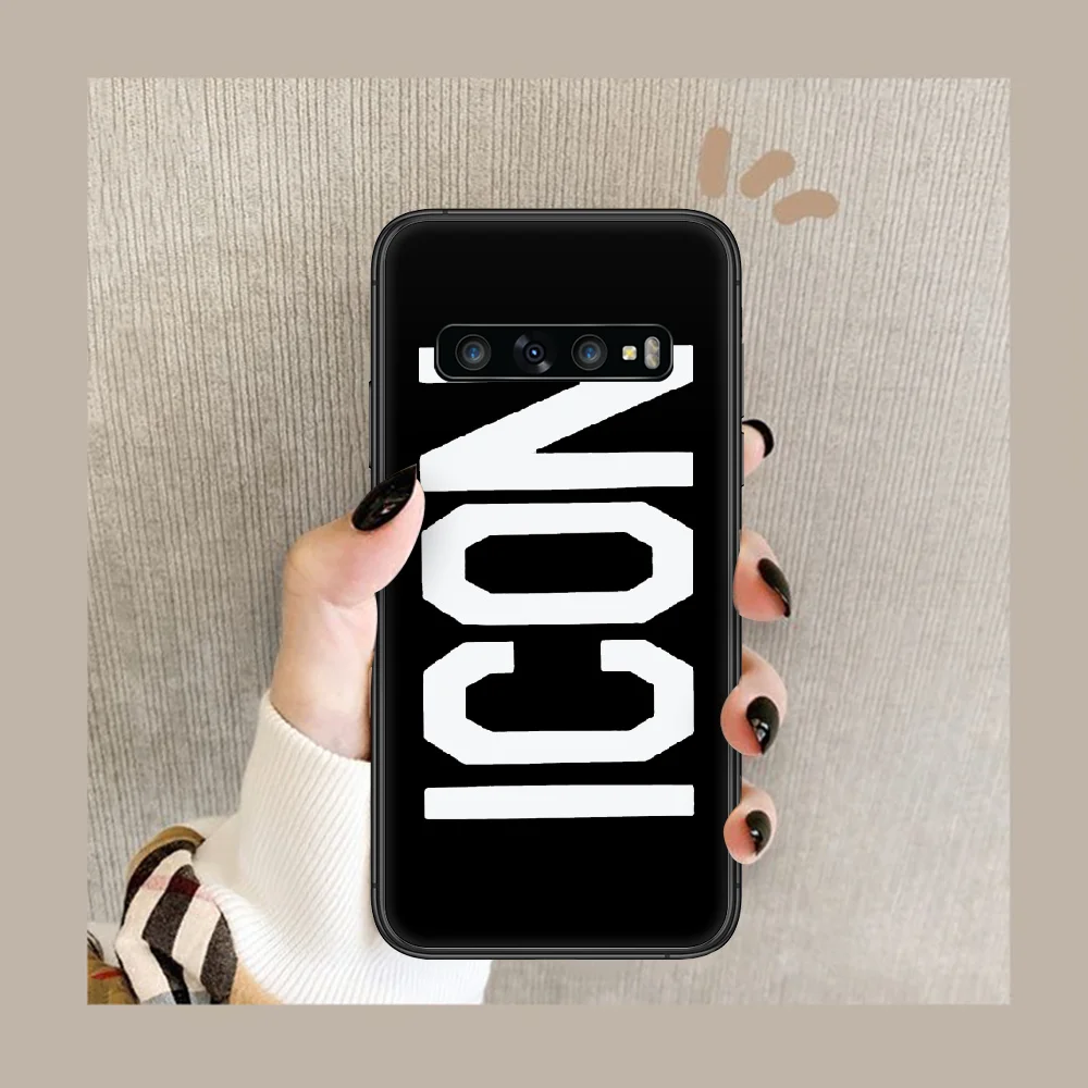 

Trend brand D2 DSQUARED2 Phone Case Cover Hull For Samsung Galaxy S 7 8 9 10 e 20 FE edge uitra plus Note 9 10 20 black Etui 3D