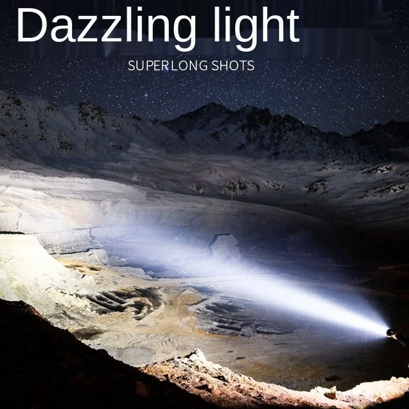 Super Bright USB Rechargeable Special Forces Led Strong Light Flashlight Long-range Multi-function Household Outdoor Portable | Лампы и