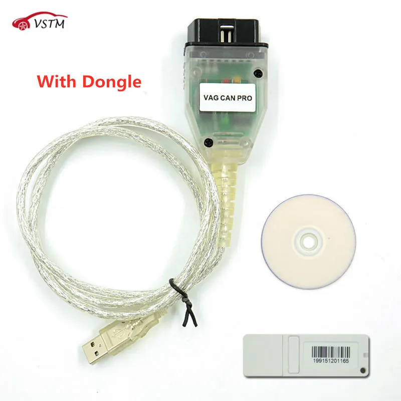 Диагностический сканер obd 2 VAG CAN PRO BUS + UDS K-line S.W версия 5.5.1 VCP инструмент для