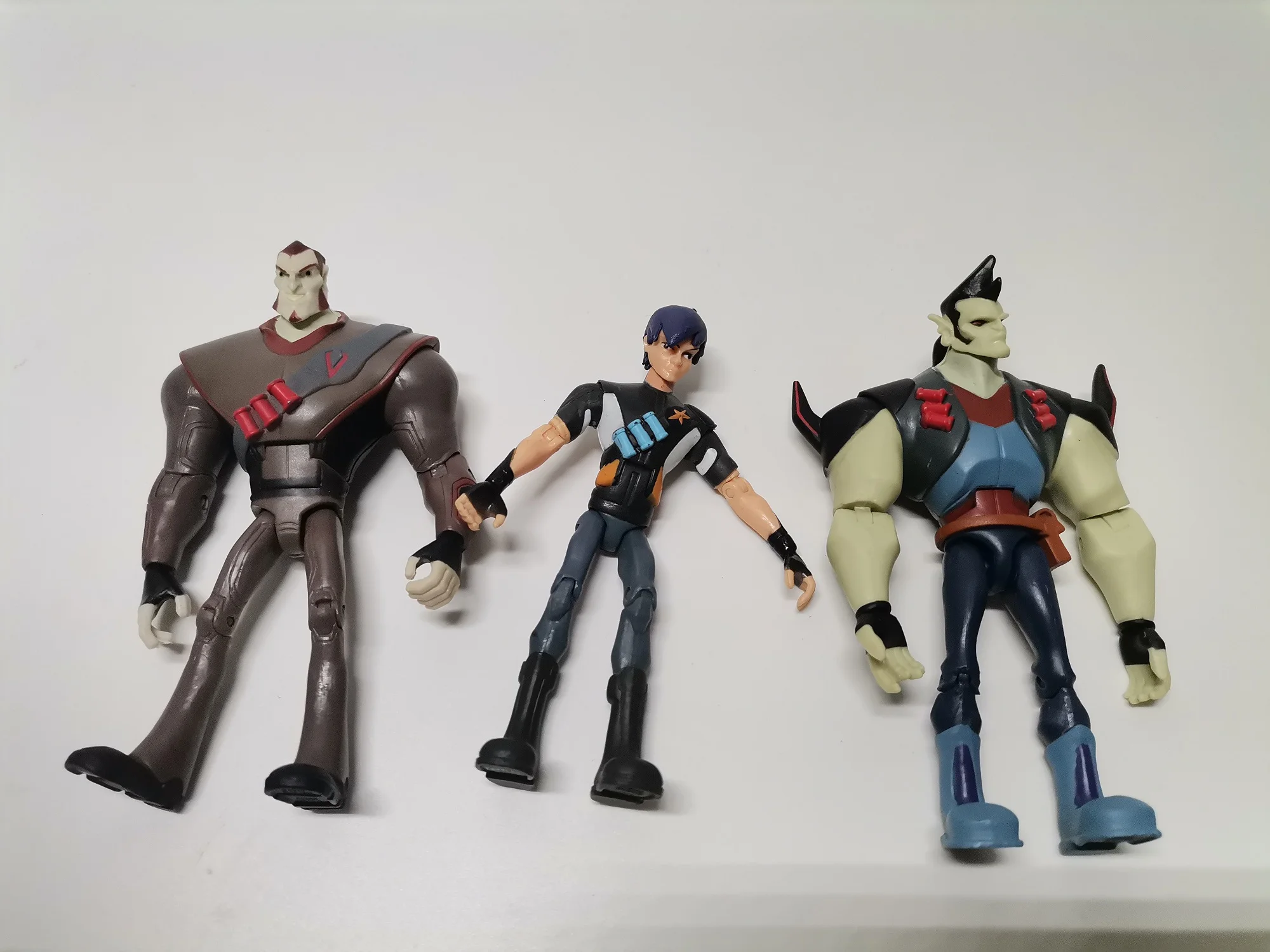 3pcs/lot 10CM garage kit resin Slugterra action figure Eli Shane LK-E(Lucky) Dr. Blakk El Diablos Nacho Kord Zane Child Toy | Игрушки и