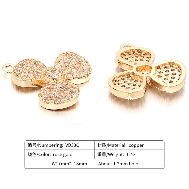 17 мм * 18 Ручная работа кубическая форма из латуни с цирконами Подвески Аксессуары