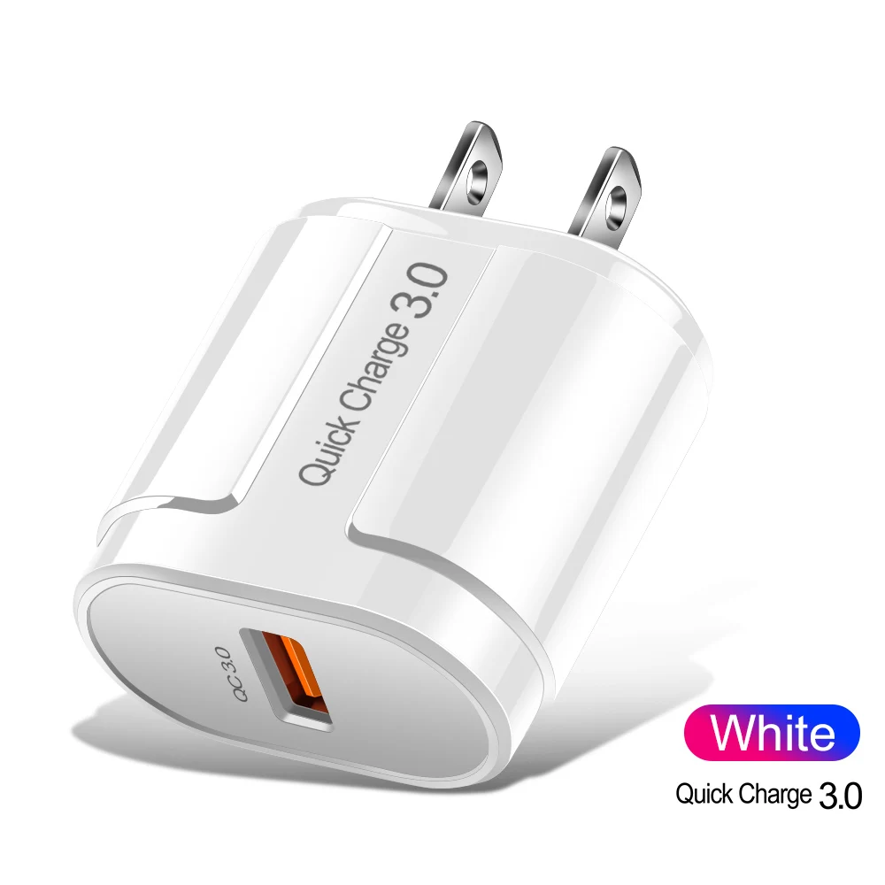 OLAF 18 Вт USB зарядное устройство для iPhone быстрое зарядное устройство 3,0 настенное зарядное устройство для huawei 3A QC 4,0 мобильный телефон Быстрый адаптер для samsung A70 S7