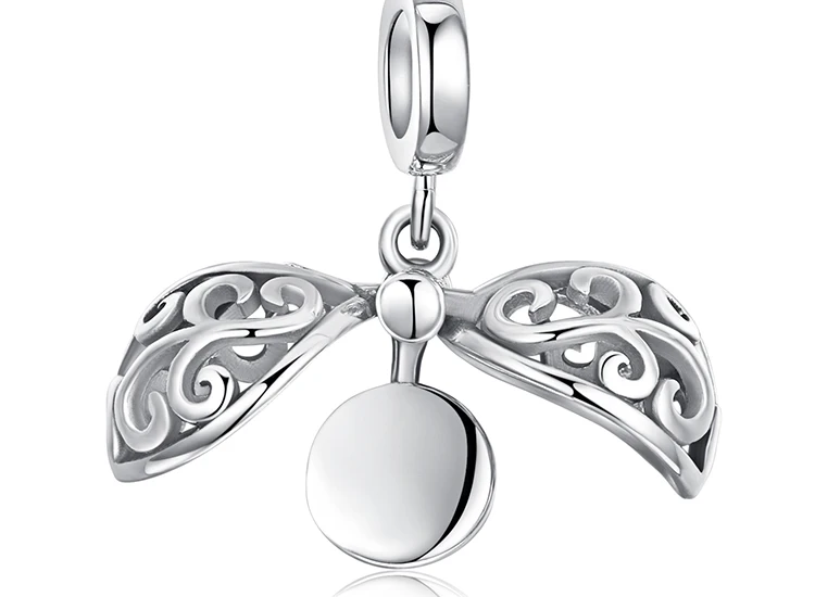 JewelryPalace 925 пробы серебро открываемые полые Клетка подвеска круглая Fit браслеты модные женские туфли DIY бусины для ювелирных изделий