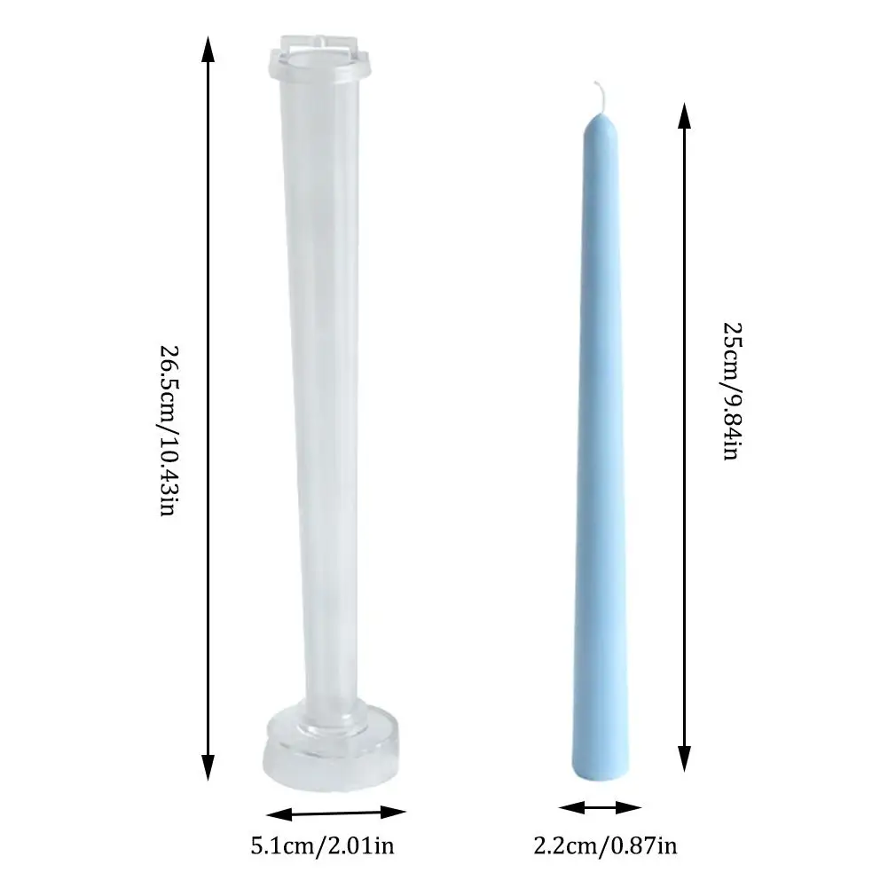 

1pc Plastic Candle Mold DIY Handmade Crafts Candle Making Molds Long Rod Shaped Wedding Family Party Decoration Candle Mold