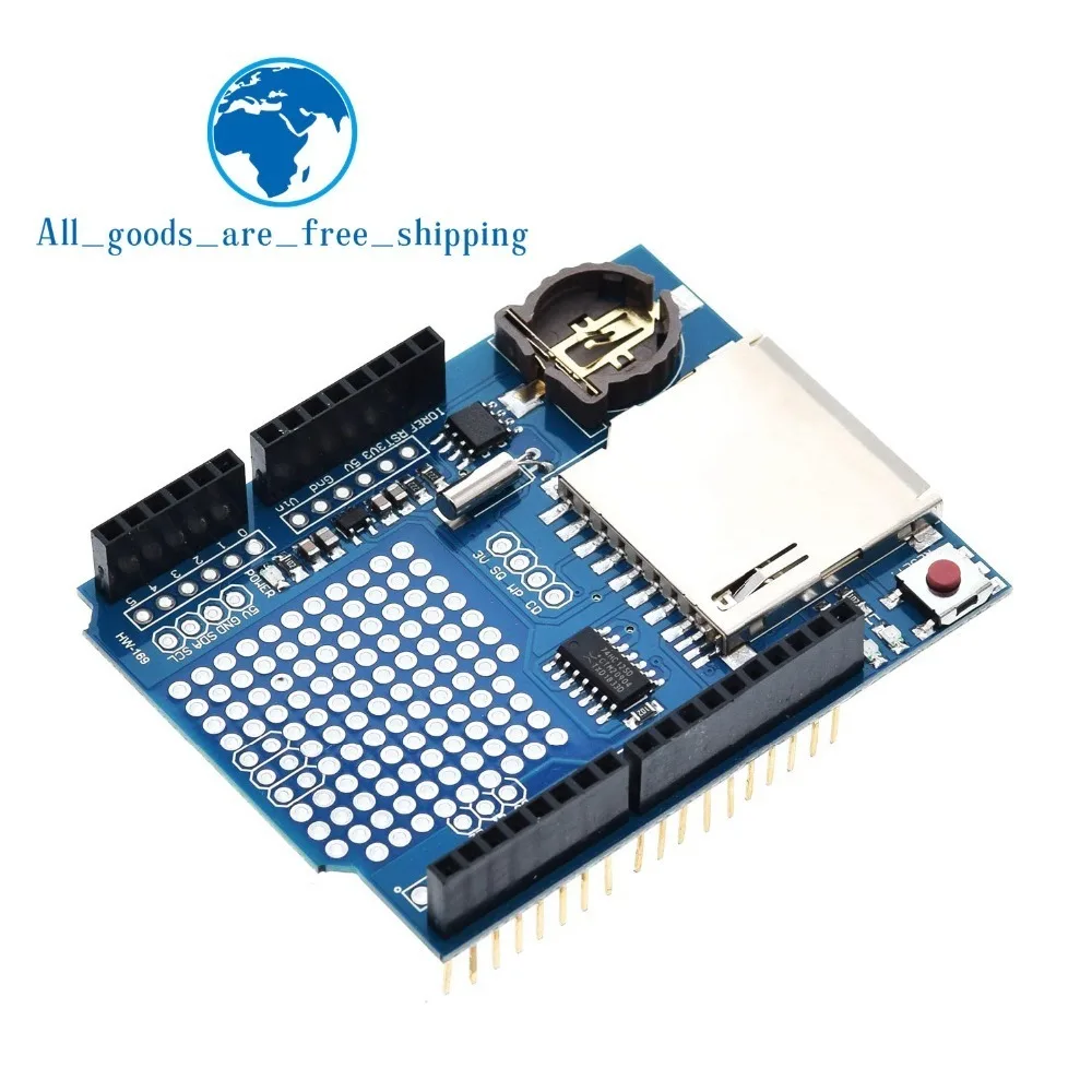 TZT регистратор данных модуль регистрации регистратор щит V1.0 для Arduino UNO SD карты
