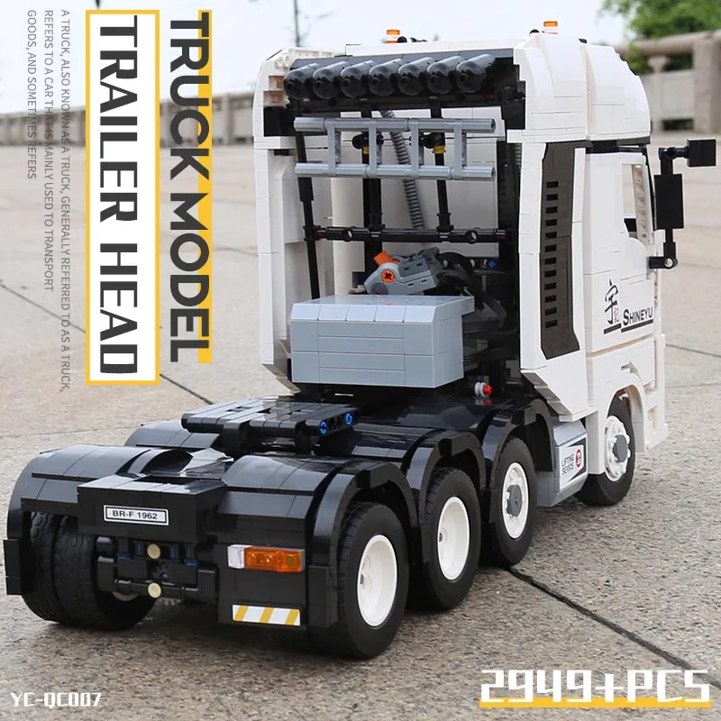 

MOC Technic Yu Ji Blocks APP Remote control Truck Arocs Car Model Building Assemble Bricks Kids Educational Toys Christmas Gift