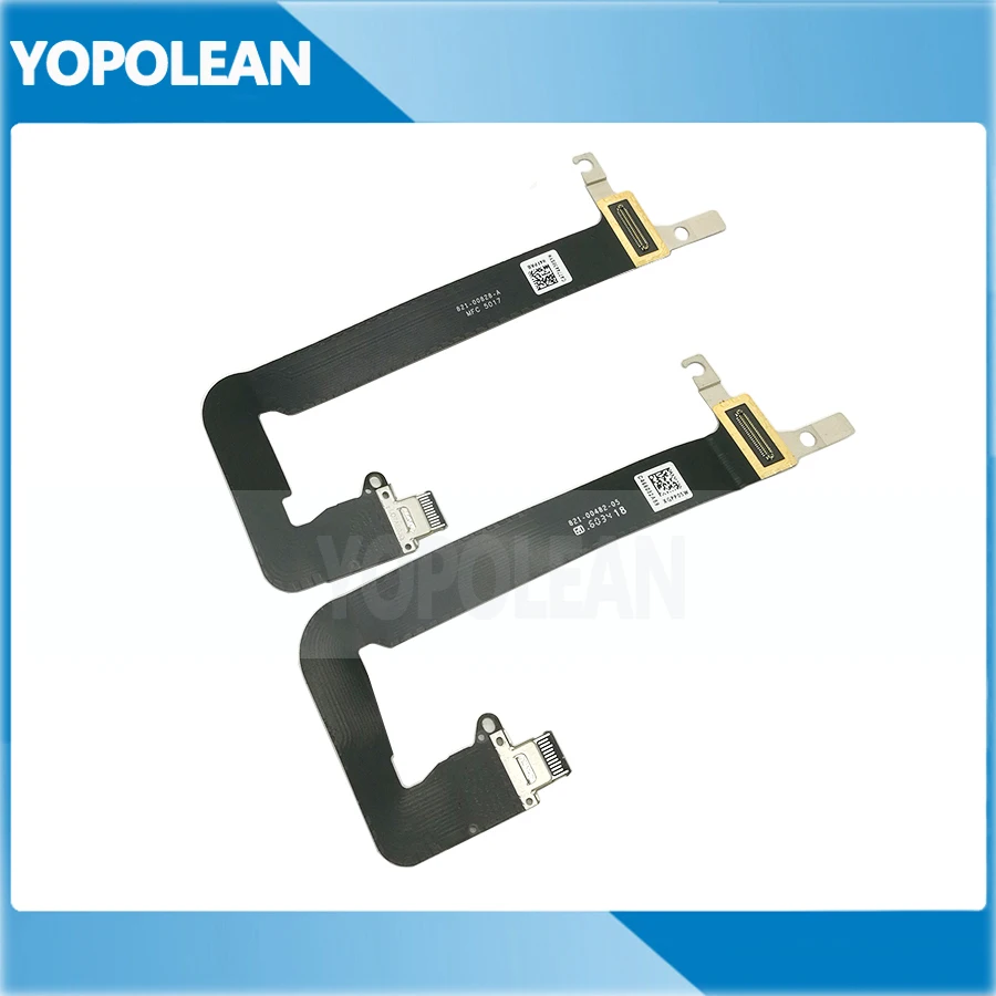 Тестирование USB C разъем 821 00482 A 00828 для Macbook 12 &quotA1534 DC Мощность плата Flex кабель 2016
