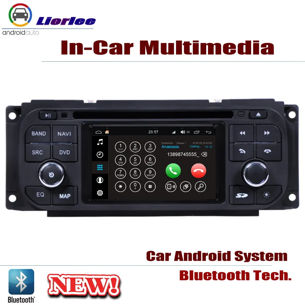 Автомобильный мультимедийный DVD-плеер для Dodge Intrepid 1998-2004 с Android GPS-навигацией