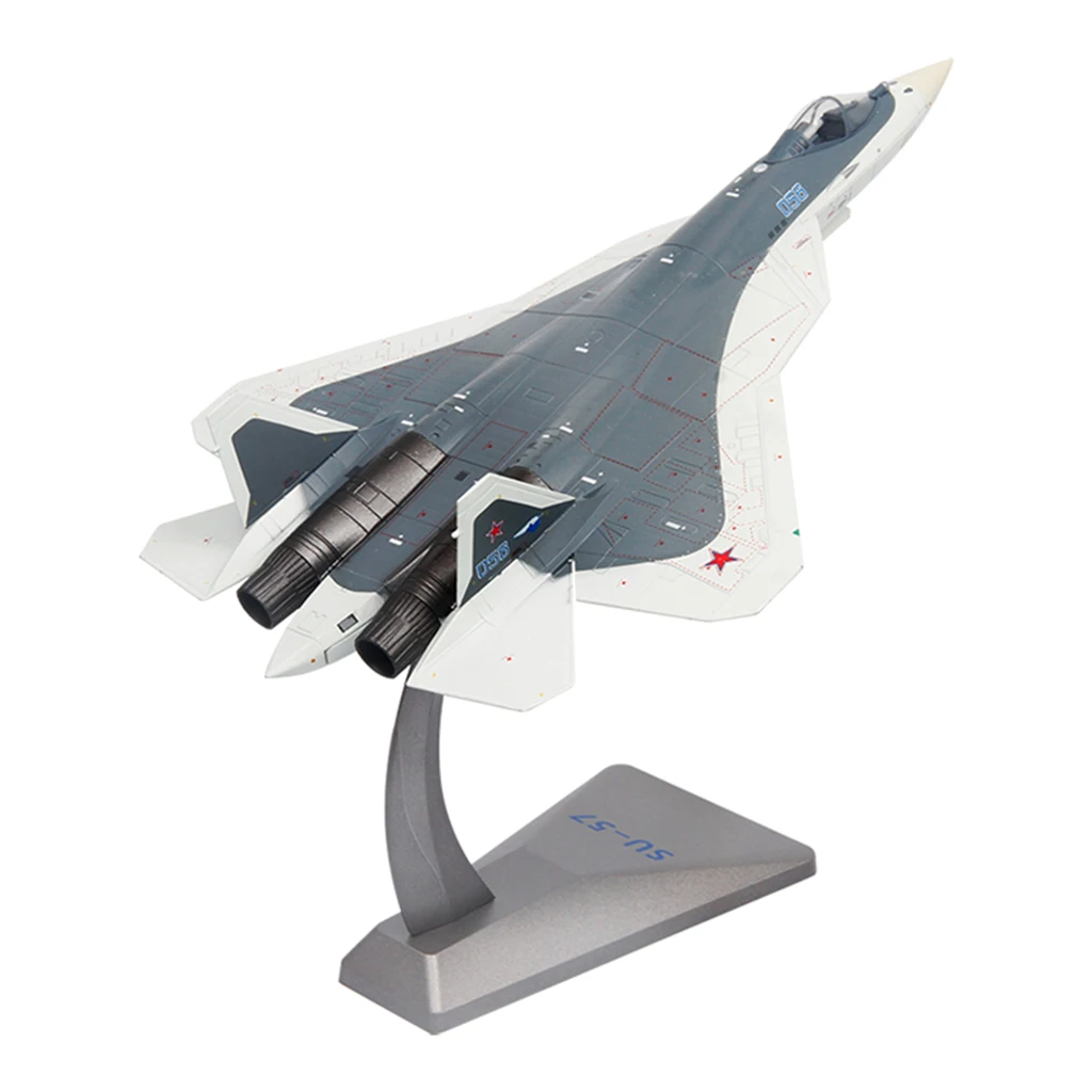 1/72 масштаб Su 57 истребитель русский самолет модель с сплавом Дисплей Стенд для