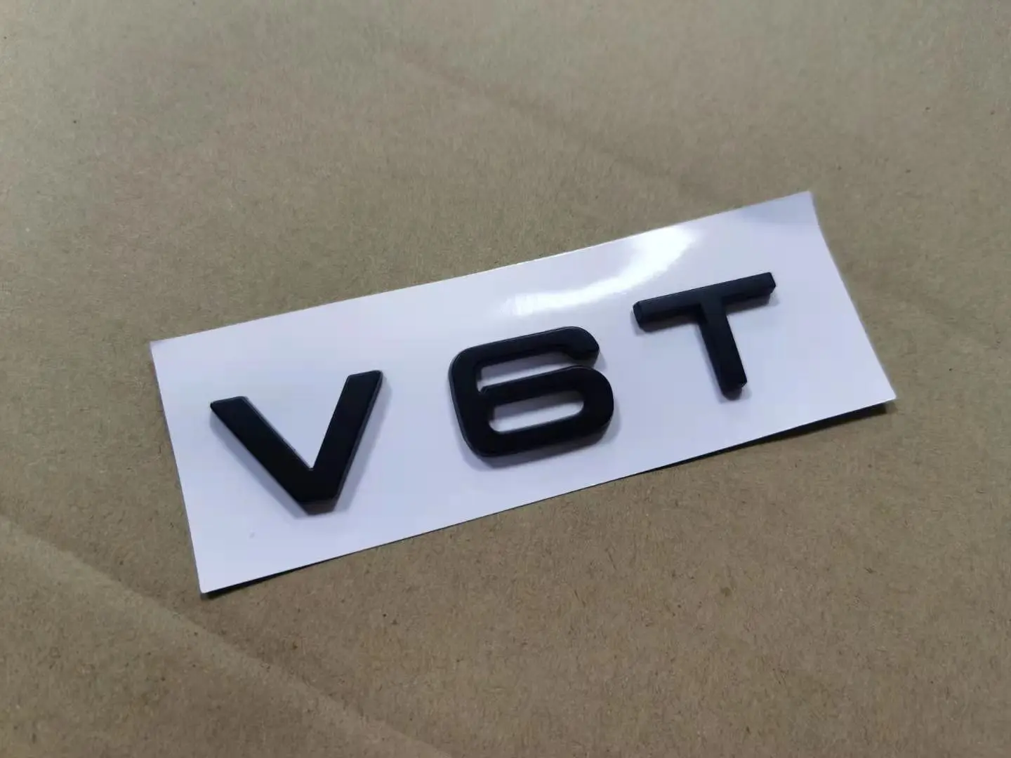 1 х хромированный глянцевый матовый черный АБС V6T Эмблема для кузова автомобиля