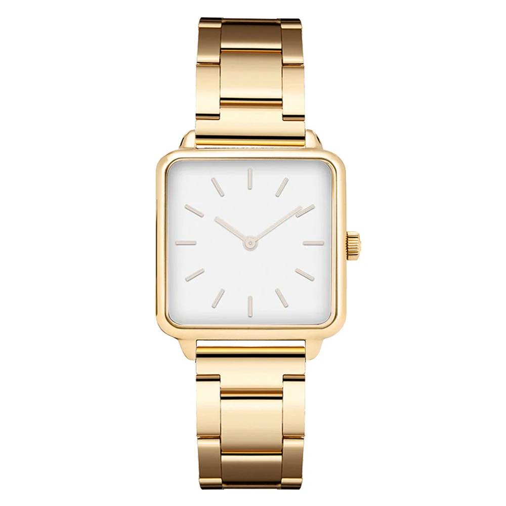 

Simple Silver Women Watches HEZHUKEJI Brand Exquisite Stainless Steel Ladies Wristwatches Fashion Minimalist Woman Quartz Clock