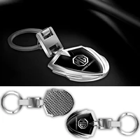 1pcs car metal aluminum badge key ring key chain car goods for morris garage mg zs gs 5 gundam 350 parts tf gt 6 car accessories