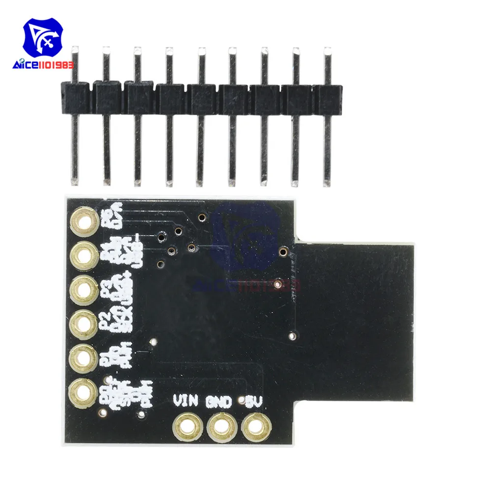 Плата разработки diymore ATTINY85 Digispark Kickstarter I2C SPI Attiny85 модуль Micro USB для
