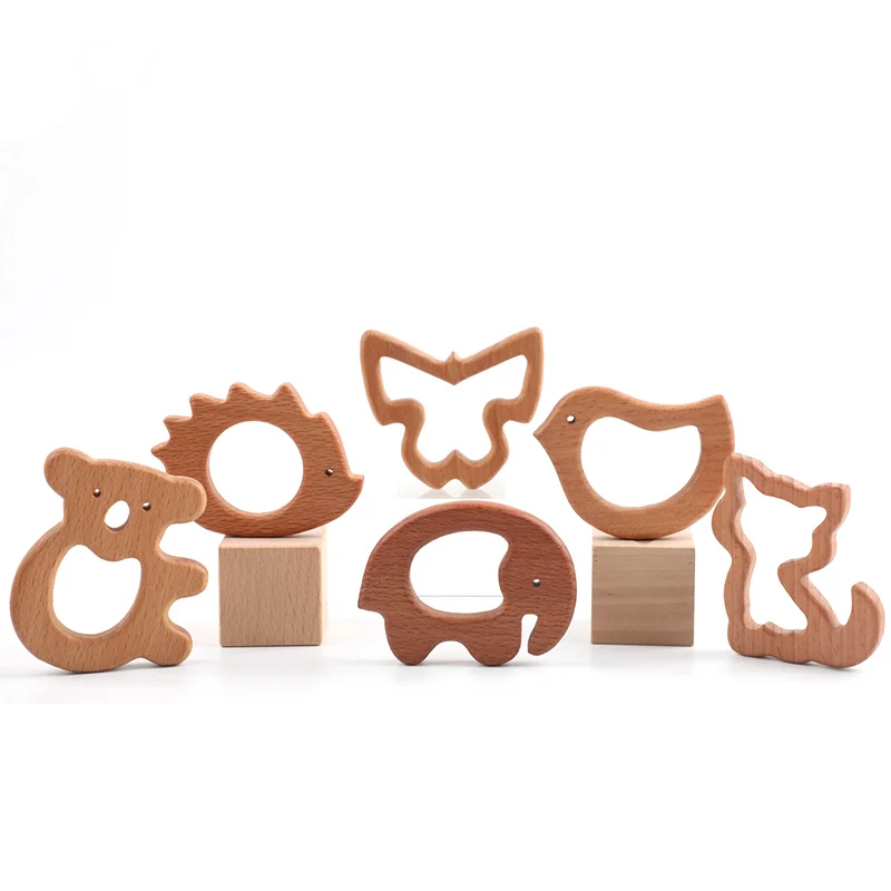 1 шт. детские деревянные животных блок игрушки замачивания оливковое масло