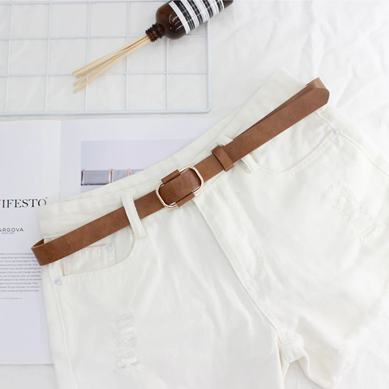 Женский ремень из искусственной кожи черный/коричневый пояс для джинсов |